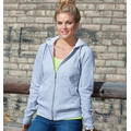 Enza Ladies Longer Length Striped Hoodie (XS-4X)